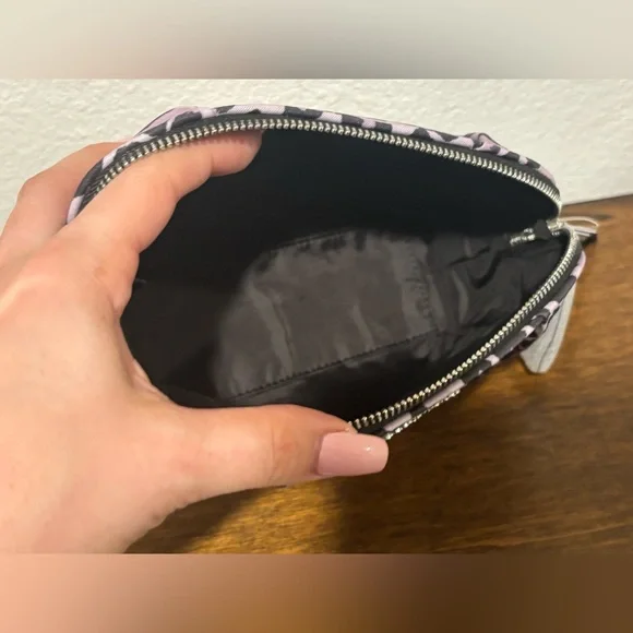 Kate Spade Lavender and Black Leopard Cosmetic Bag - Picture 10 of 10